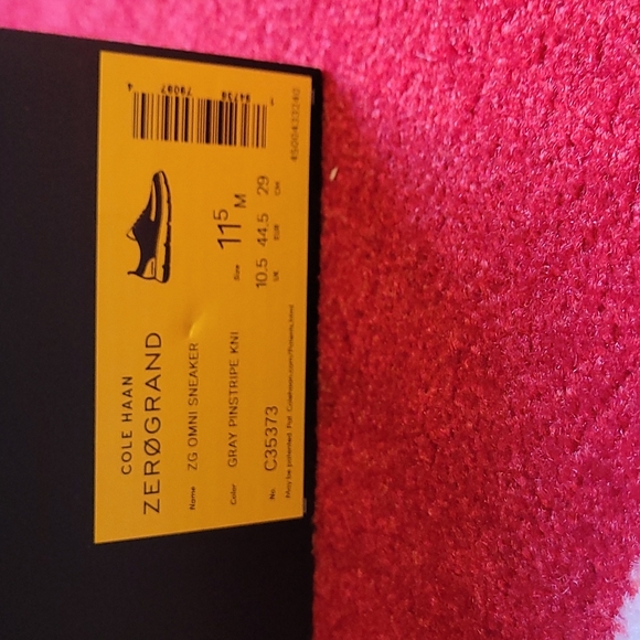 Cole Haan 'Brand New' Men's Zerogrand Omni Lace Up Sneakers - Grey 👟 Size 11.5 - Picture 8 of 8